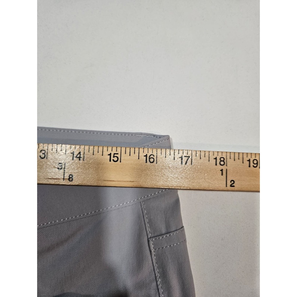 Western Rise Evolution Pants Mens 32x329 Gray Nylon Stretch Travel Slim Outdoor - Picture 8 of 13